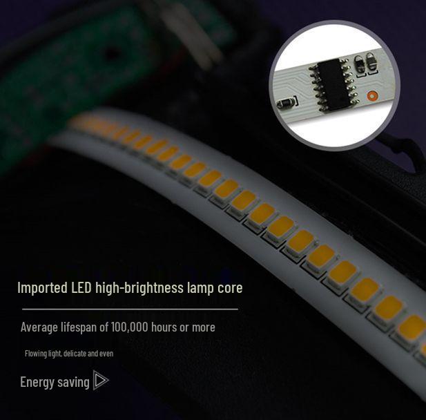 Compatible with Ford Focus/Mondeo/Fiesta/Kuga/Edge Rearview Mirror Blue Flowing Turn Signal Light