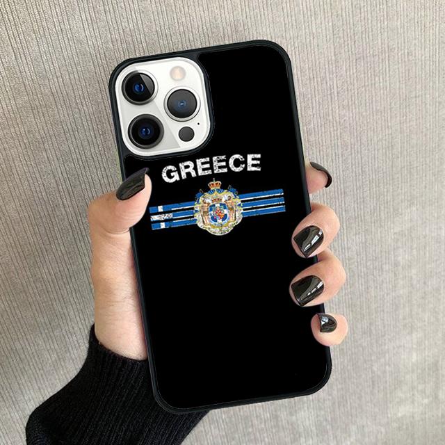 Greece Greek Flag Phone Case For iPhone 17 Air 15 16 11 12 13 14 Pro Max Cover For iPhone 17 Air Max Plus Coque Fundas