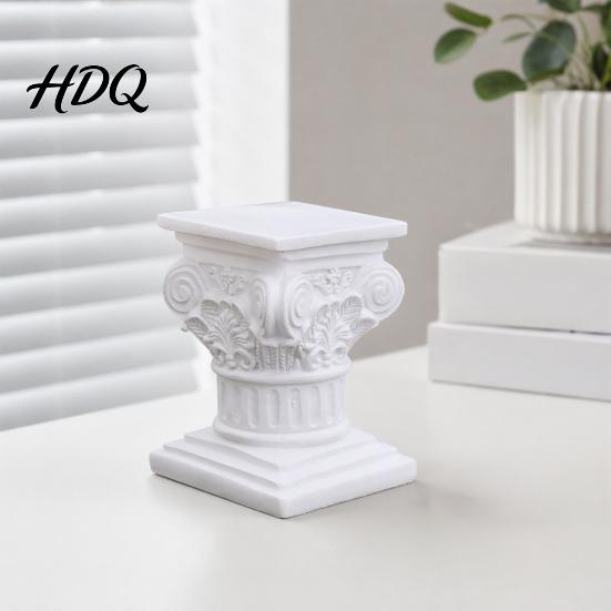 Retro Art Desktop Decor Roman Column Ornaments Resin Greek Architectural Sculptures Classic