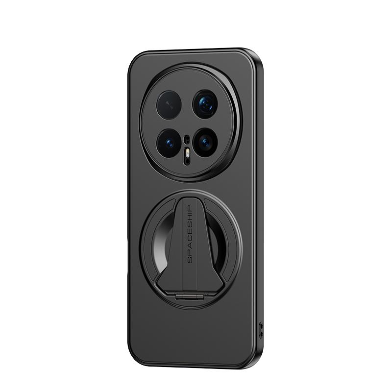 KEYSION Magnetic Phone Case for HONOR Magic 8 Pro Metal Paint Silicone+PC Upright Kickstand Shockproof Cover for Magic8 Pro 5G