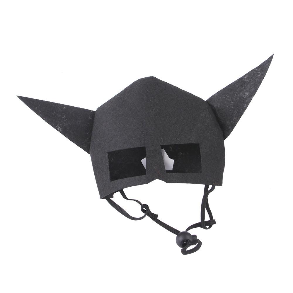 2023 New Pet Funny Cat Mask Costume Accessory For Halloween With Bat Design