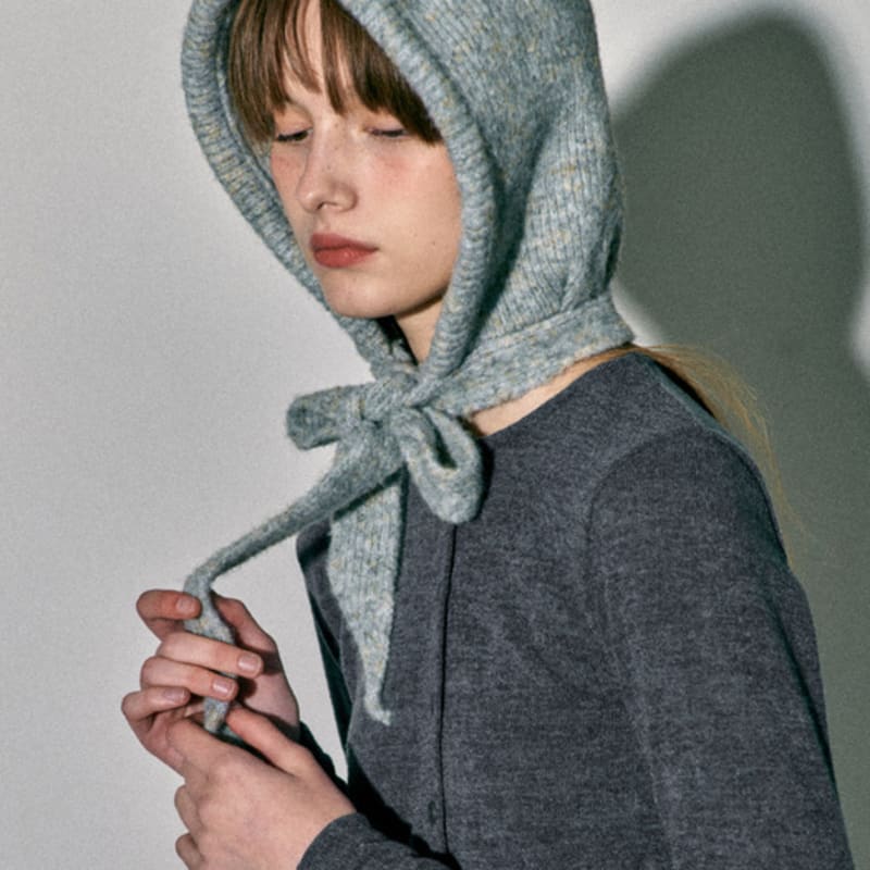 QUAFE MIXED RIBBON BALACLAVA_BLUE