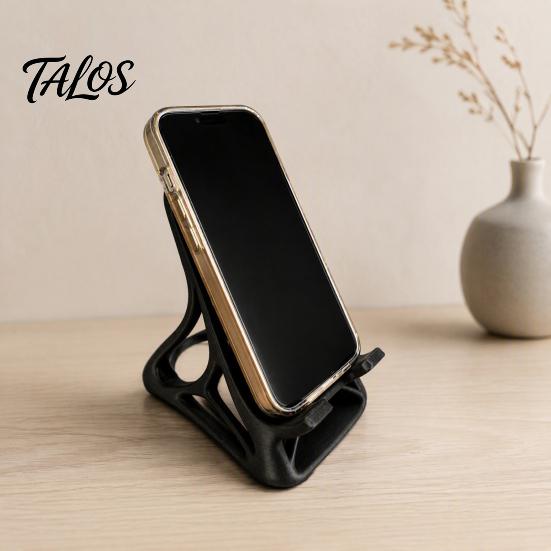 Stable Mobile Device Holder 3D Printed Phone Holder, Desktop Stand, Hollow Design Lightweight Cell Support Universal Smartphone Organizer for