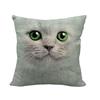 936 Linen Pillowcase with Animal Head Design