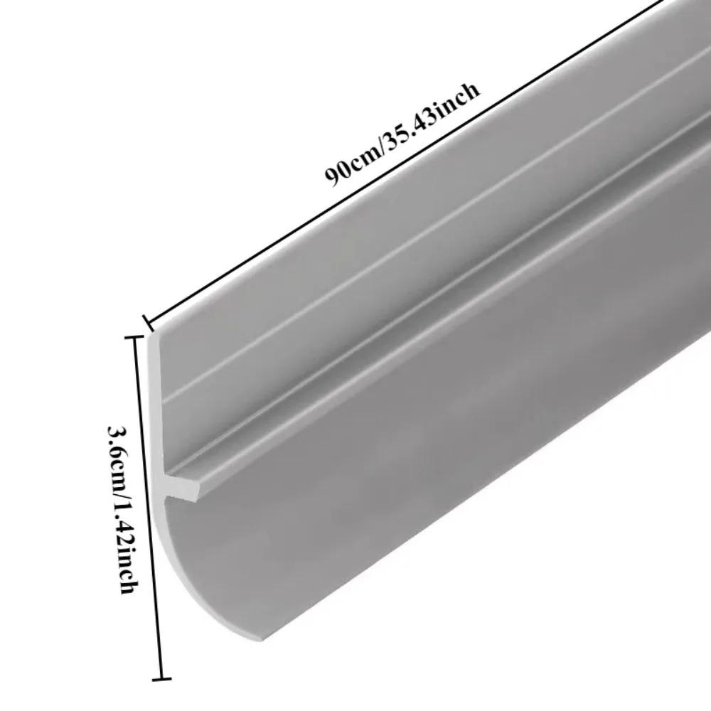PVC Kapı Altı Sızdırmazlık Şeridi Kendinden Yapışkanlı Ses Geçirmez Kapı Altı Koruyucu Boşluk Doldurucu Cam/Pencere için Güçlü Yapışma Kapı Stoperi