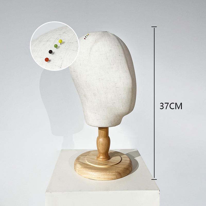 Desktop Female Mannequin Hat and Wig Display Stand