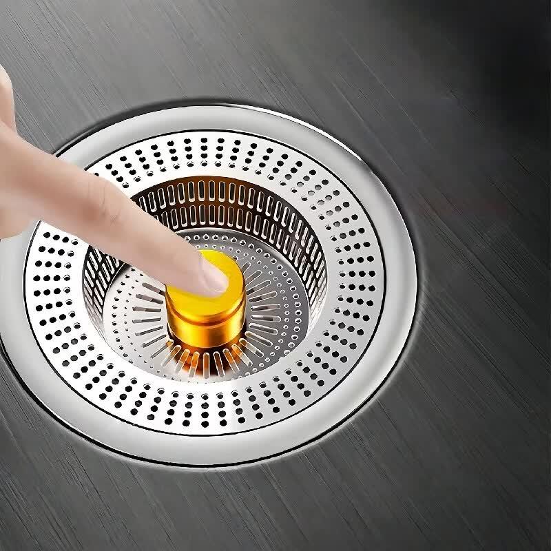 Kitchen Sink Pop-up Drain Filter Stopper