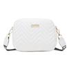 Women's Bag, New Embroidered Wavy Messenger Bag, Fashionable and Simple Long Standard Decorative Shoulder Bag, One Piece of Hair