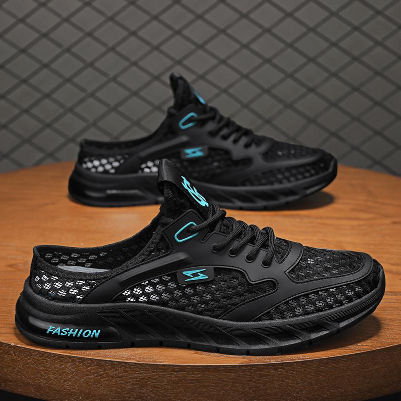 Fashion CYYTL Mens Slippers Casual Outdoor Summer Shoes Breathable Sneakers Walking Hiking Luxury Designer Fashion Loafers House Slides