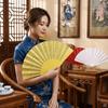 Vibrant Plastic Glitter Fan Handheld Dance Fan Elegant Accessory Classic Fan  Artistic Performances