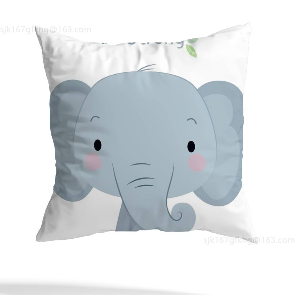 Cute Cartoon Animal pillow cover living room sofa cushion cover bedroom room bed pillow cover home decoration
