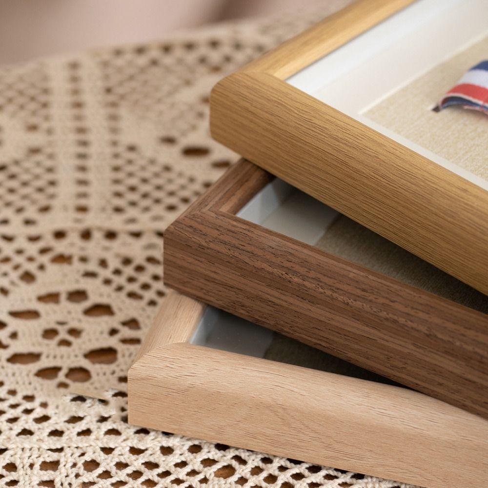 Dust-Proof Photo Frame Wooden Medal Hanger Picture Frame For Sports Medal Display Picture Frame