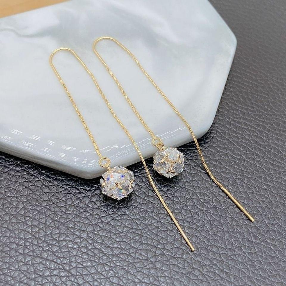 Korean-Style Long Tassel Ear Cuffs for Women - 2023 Lightweight Luxury with Simple, Sweet Design