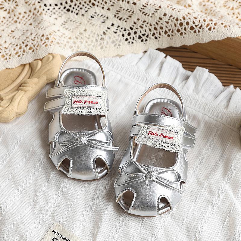 2026 Trendy Non-Slip Girls  Closed-Toe Sandals - Summer Princess Beach Shoes Size 23