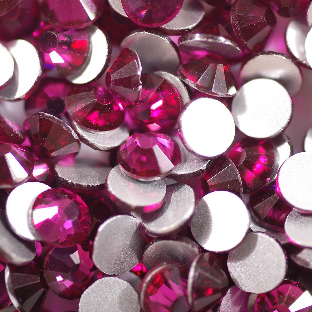 Super Flash Crystal Colored Diamond Nail Glass Diamond, Guomao Flat Bottom A Diamond, Mobile Phone Case Diy Filling Accessories.