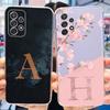 For Samsung Galaxy A52 Case Cute Couple Letter Cover Shockproof Phone Case For Samsung A52 A52s GalaxyA52s Back Cover 6.5" Shell
