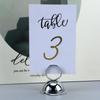 Stainless Steel Message Card Clip Desktop Photo Place Stands Card Holder  Home Office Accessories