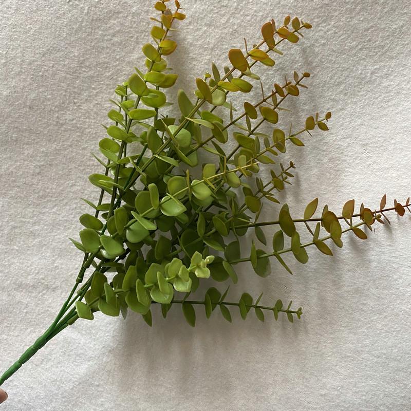 Artificial Eucalyptus Stems Plastic Faux Plants For Tabletop Decoration Gift