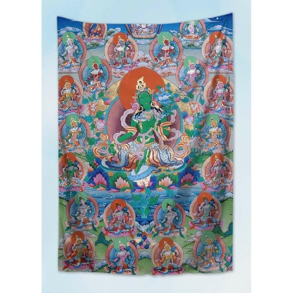 Tapestry of Twenty-Two Forms of the Tibetan Language 75x100