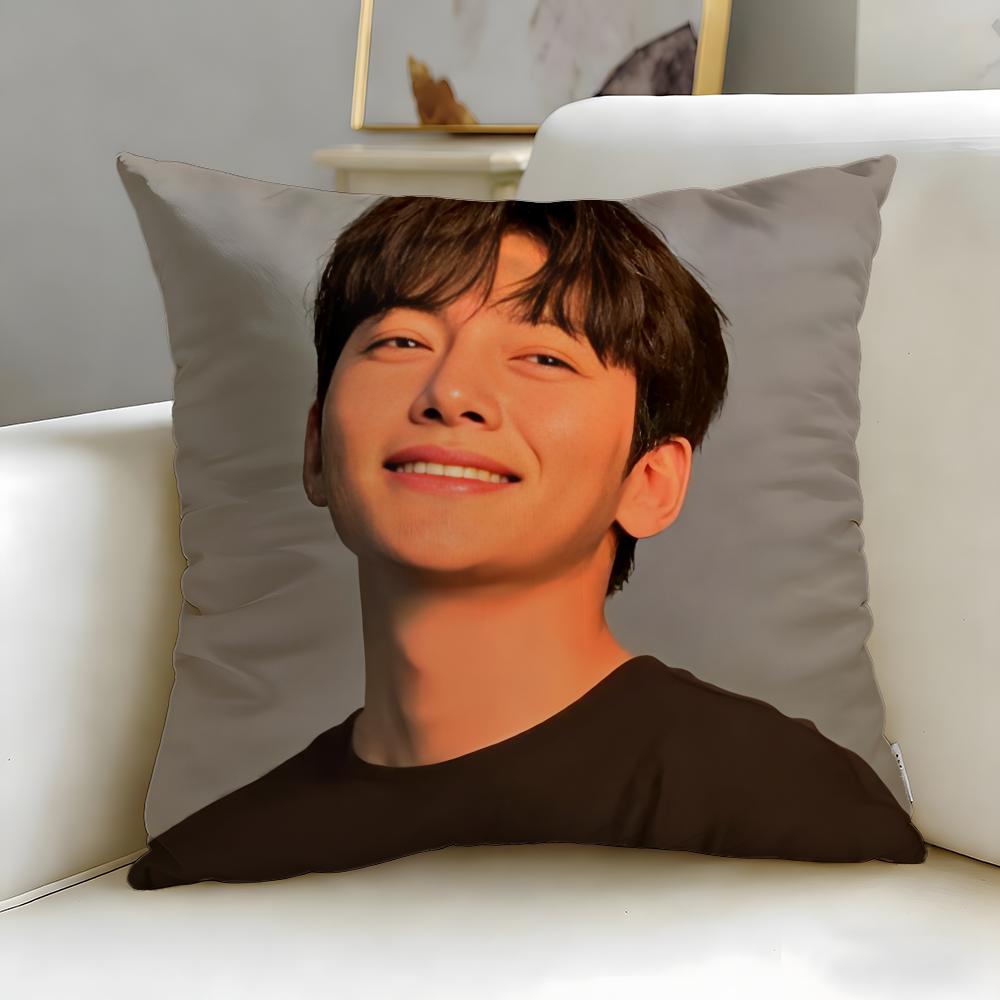popular actor Ji Chang Wook Cushion Cover Soft & Easy-Wash Pillow Case – Versatile for Couch, Bed, Travel and Office