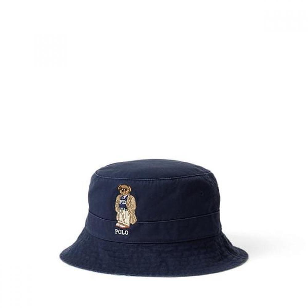 Polo Ralph Lauren Mens Polo Bear Twill Bucket Hat  Mapohgs0j422303410 LXL