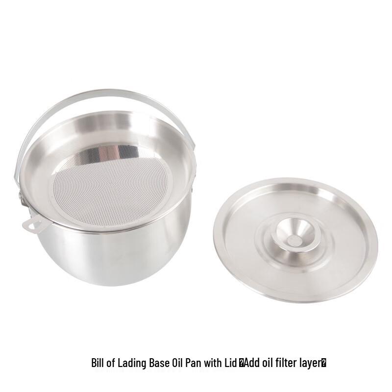 SUIYUAN Stainless Steel Outdoor Camping Pot