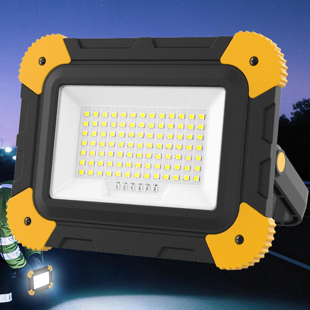Rechargeable Spotlight Waterproof Landscape Lamp LED Tent Lights For Construction Sites Garage Workshop Home Repairs Rescue