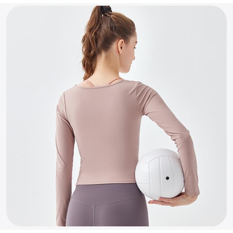 Women's Sports Long Sleeve Slim Fit Yoga Top