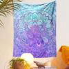 Mandala Pattern In Purple and Blue Tones Patterned Tapestry Home Decor, Suitable for Bedroom and Living Room, Gift