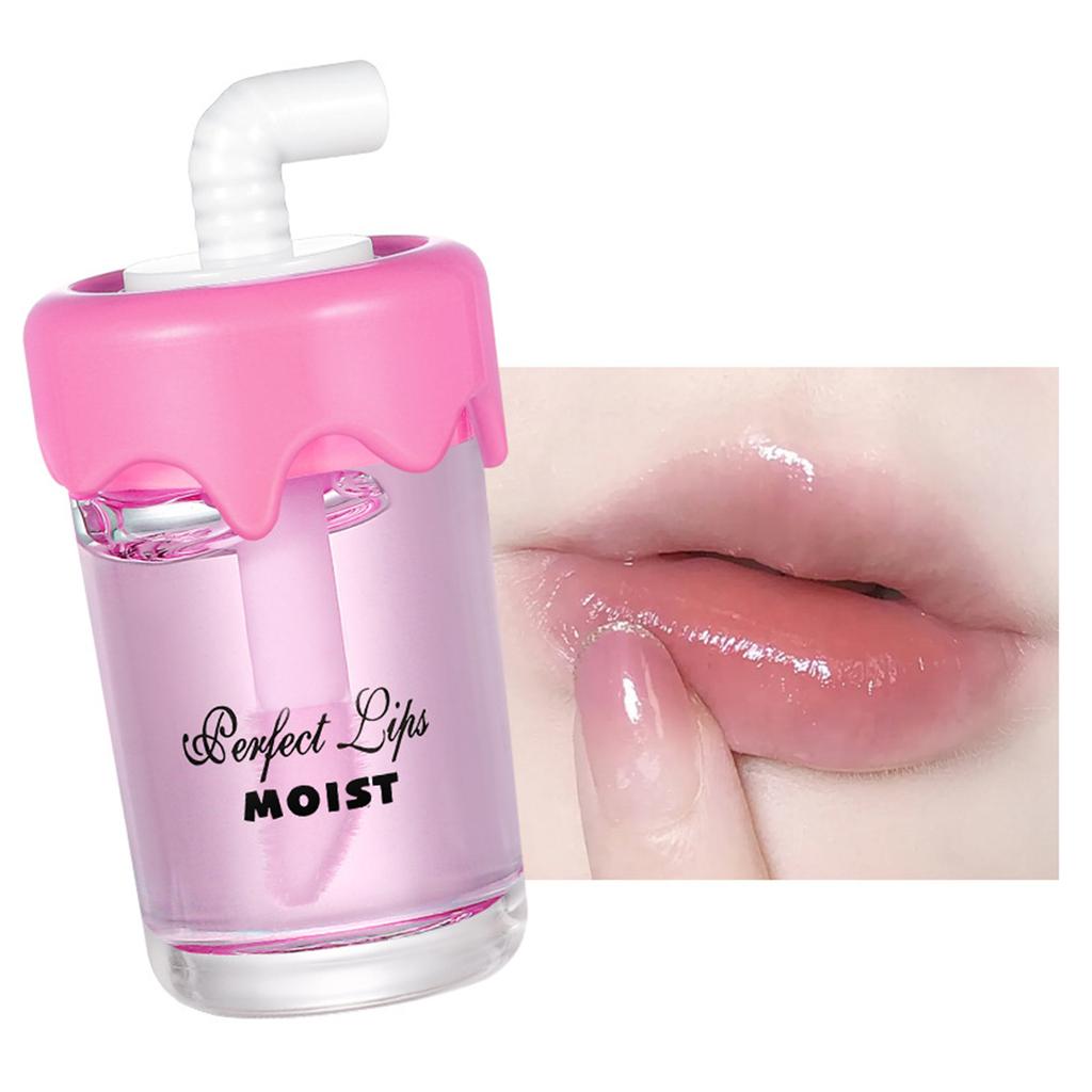 1PC Hydrating Lip Oil with Natural Fruit Fragrance - Daily Nourishing Lip Glaze for Long Lasting Smoothness and Comfort
