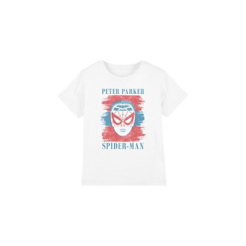 Spider-Man Childrens/Kids Peter Parker Striped T-Shirt