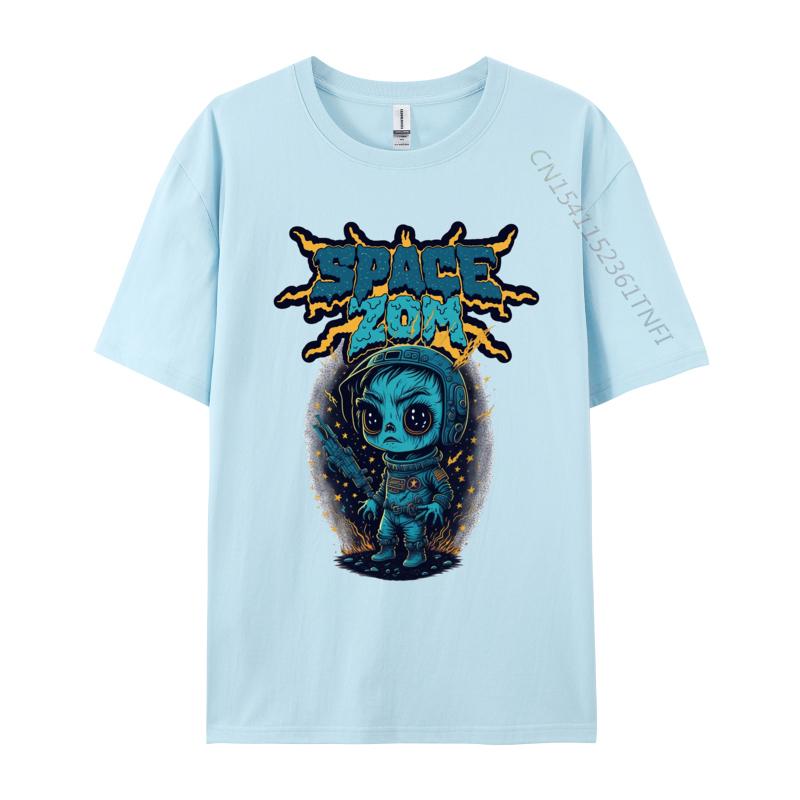 Space Zom TShirt For Men Soft Leisure Tees T Shirt Trendy Fast Ship Anime Printed TShirts Mens Graphic Tshirts