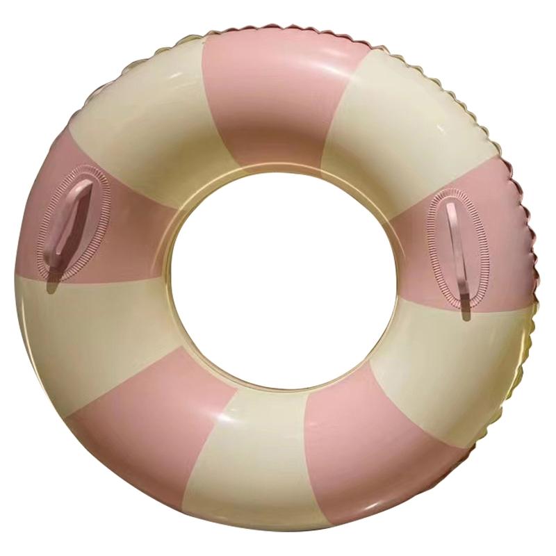 75/85cm Retro Float Easy Inflatable Swimming Pool Ring with Handle for Child 4+