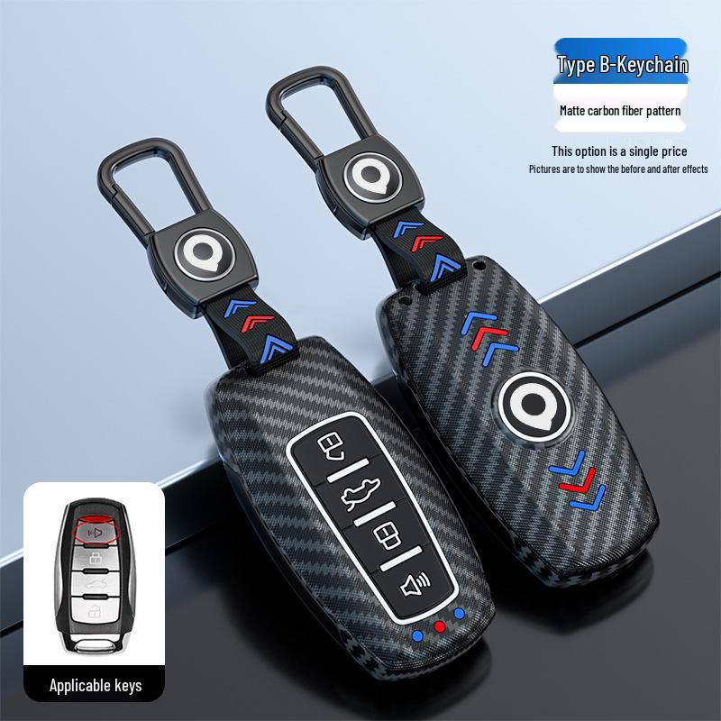 19-21 New Great Wall Cannon Key Fob Cover: Premium Metal Shell, Fits 2.0T Pickup, Personalized Design