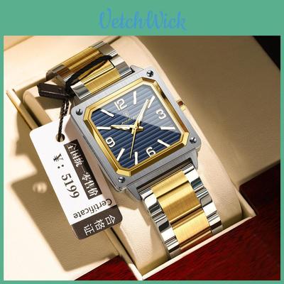 Reloj de Hombre Suizo Impermeable Luminoso de Cuarzo Con Estilo Clásico Para Negocios y Casual