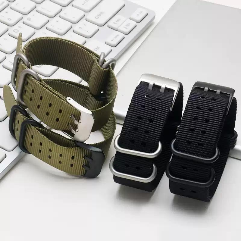 hot top Nylon watch strap for Luminox 3051 3150 watchband 22mm 23mm black green watch band waterproof sport strap