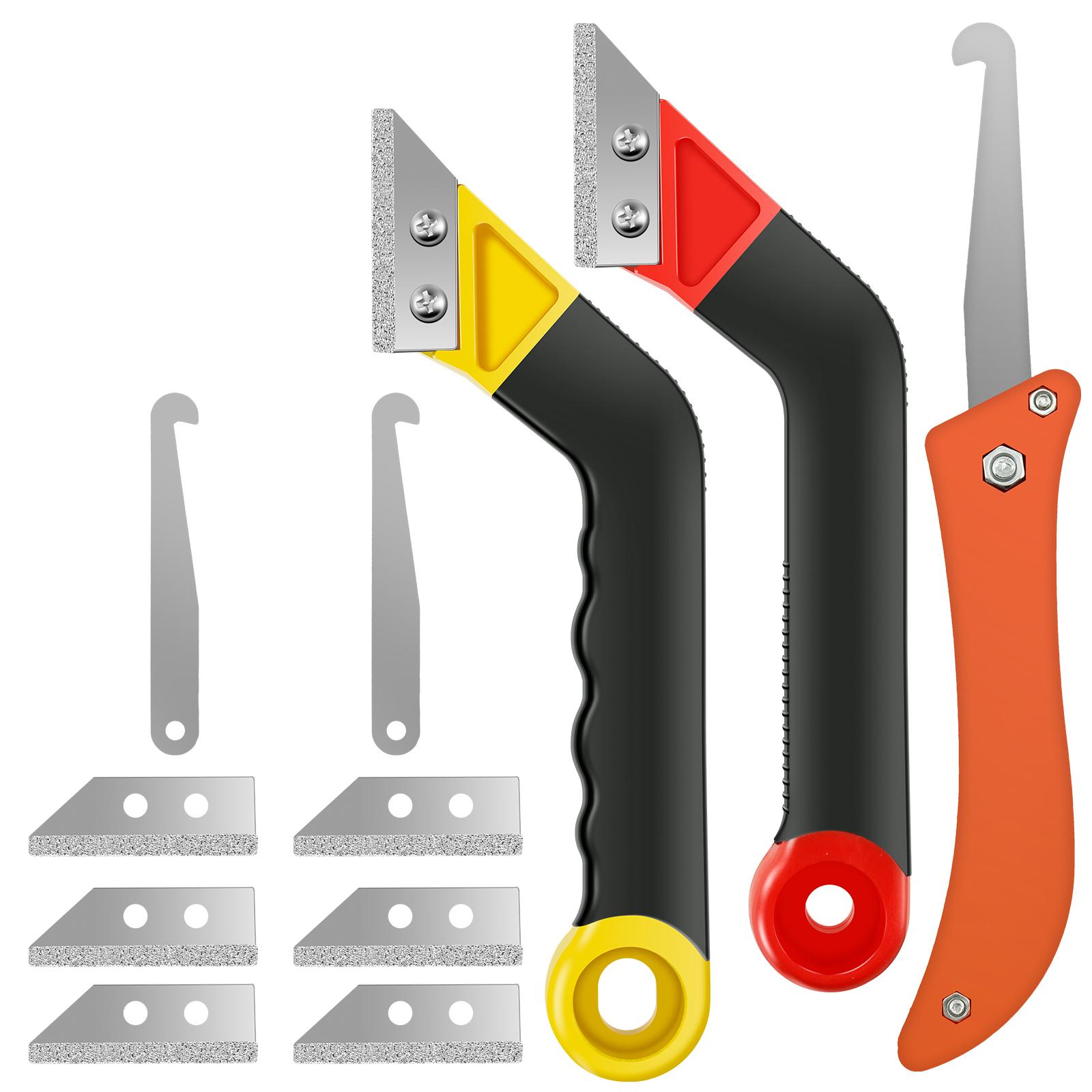 Tile Gap Grout Cleaning Remover Wall Floor Tiles Joint Cleaner Scraper Tool Gap Cleaning Knife for Floor Tile Cleaning Hand Tool