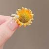 Sunflower Honeybee Brooch Alloy Jewelry With Secure Lock Clasp For Women Fashion Accessories Wedding Party Daily Wear