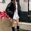 High Street Black Color WIndbreaker Coat Mens Women Cleanfit Casual Loose Zipper Hooded Jackets Oversized