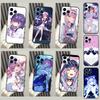 Minato Aqua Hololive Case For Samsung Galaxy S25 Ultra S23 S21 S20 S24 S22 Ultra S9 S10 Plus S25 FE Cover Coque