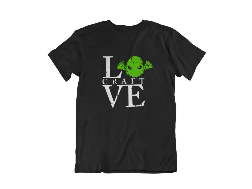 

КТУЛХУ Я ЛЮБЛЮ КРАФТ Х.П. ЛОВКРАФТ ФУТБОЛКА M