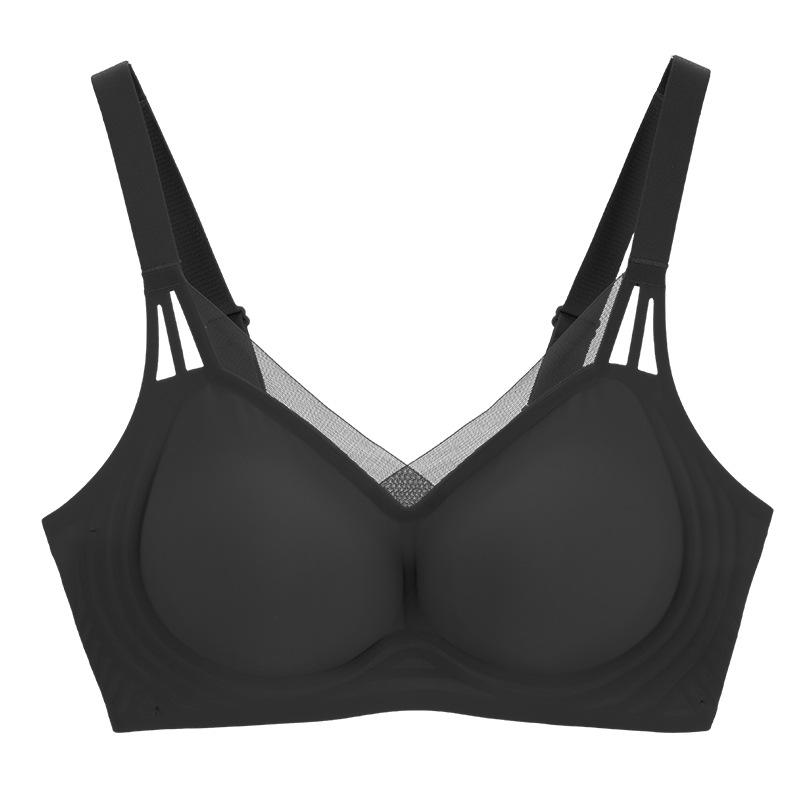 

Gather small breasts, support secondary breasts, anti-sagging adjustment type, no steel ring, sexy beautiful back, seamless bra cover M чёрный