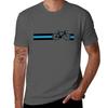Bike Stripes Team Sky TShirt Big Size Short Sleeve Casual Top