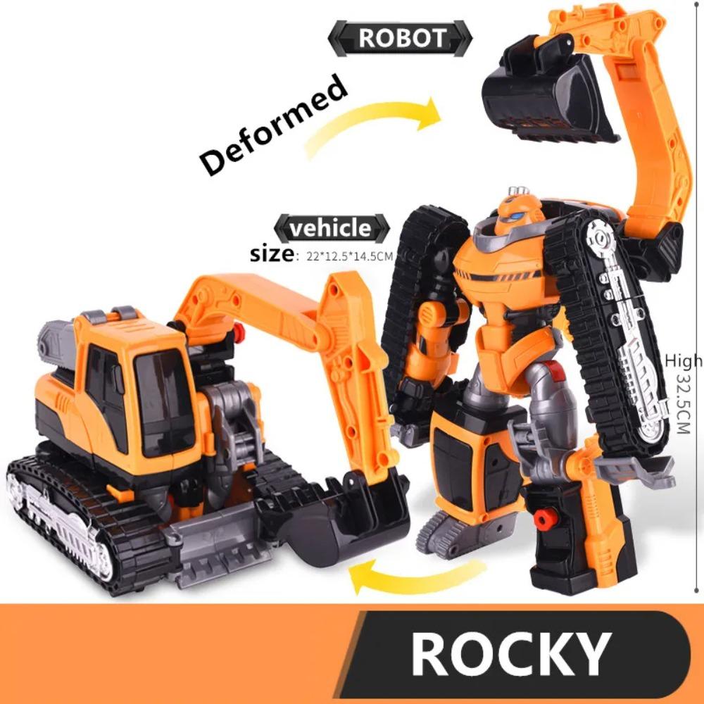 Original Tobot Deformation Robot 6 In 1 Transforming Car ALPHA  Action Figure Korea Anime Cartoon Brothers Warrior MAGMA Toys