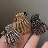 Halloween Skeleton Hair Claw Clip Ponytail Claw Barrettes Hair Adornment