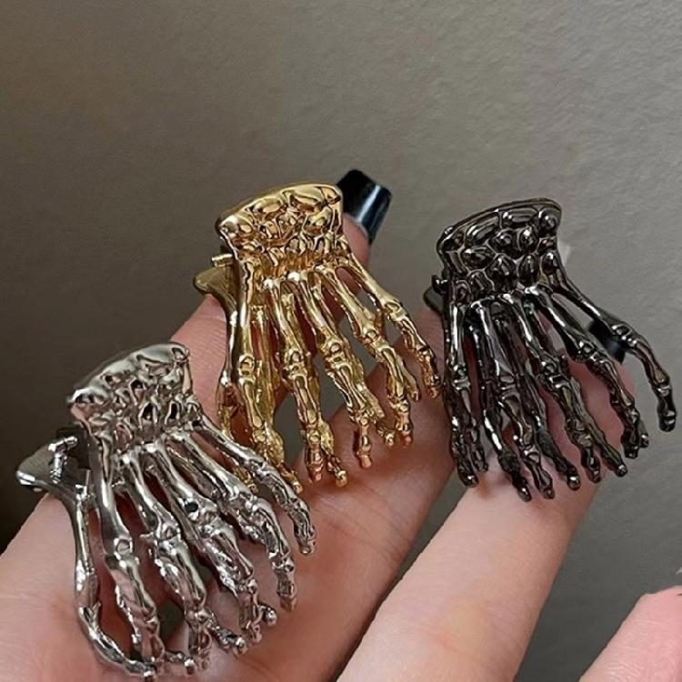 Halloween Skeleton Hair Claw Clip Ponytail Claw Barrettes Hair Adornment