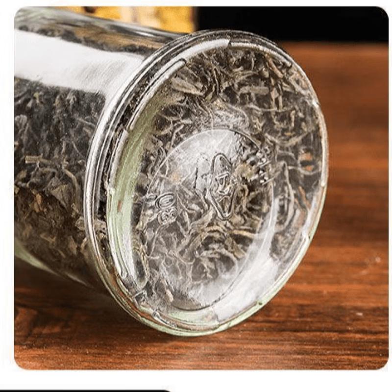 ZISIZ Transparent Glass Food Storage Jars