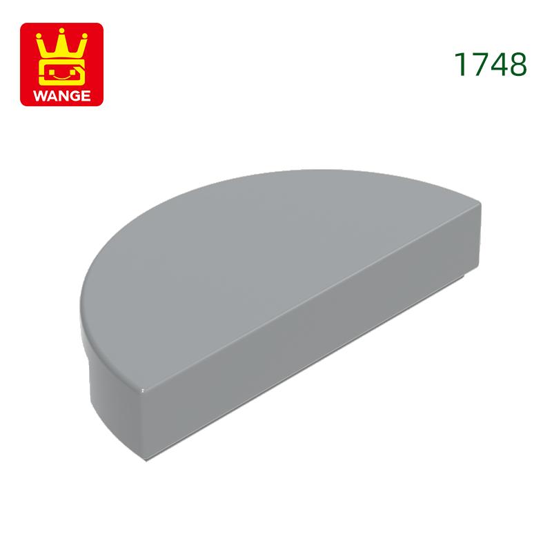 Non-Toxic 543Pcs/Lot 1748 1X2 Semi Circular Light Panel Building Blocks Moc Accessories Compatible With Brick Children Toys Gift