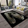 Dinosaur Fossil Pattern Rug for Bedroom Living Room Carpet for Kitchen Floor Mats Home Decor Non-Slip Floor Pad Rug 11 Sizes