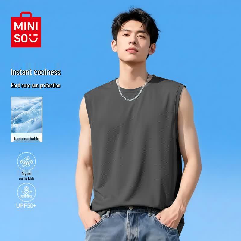 MINISO Men s Cooling Sun Protection Sleeveless Vest XL